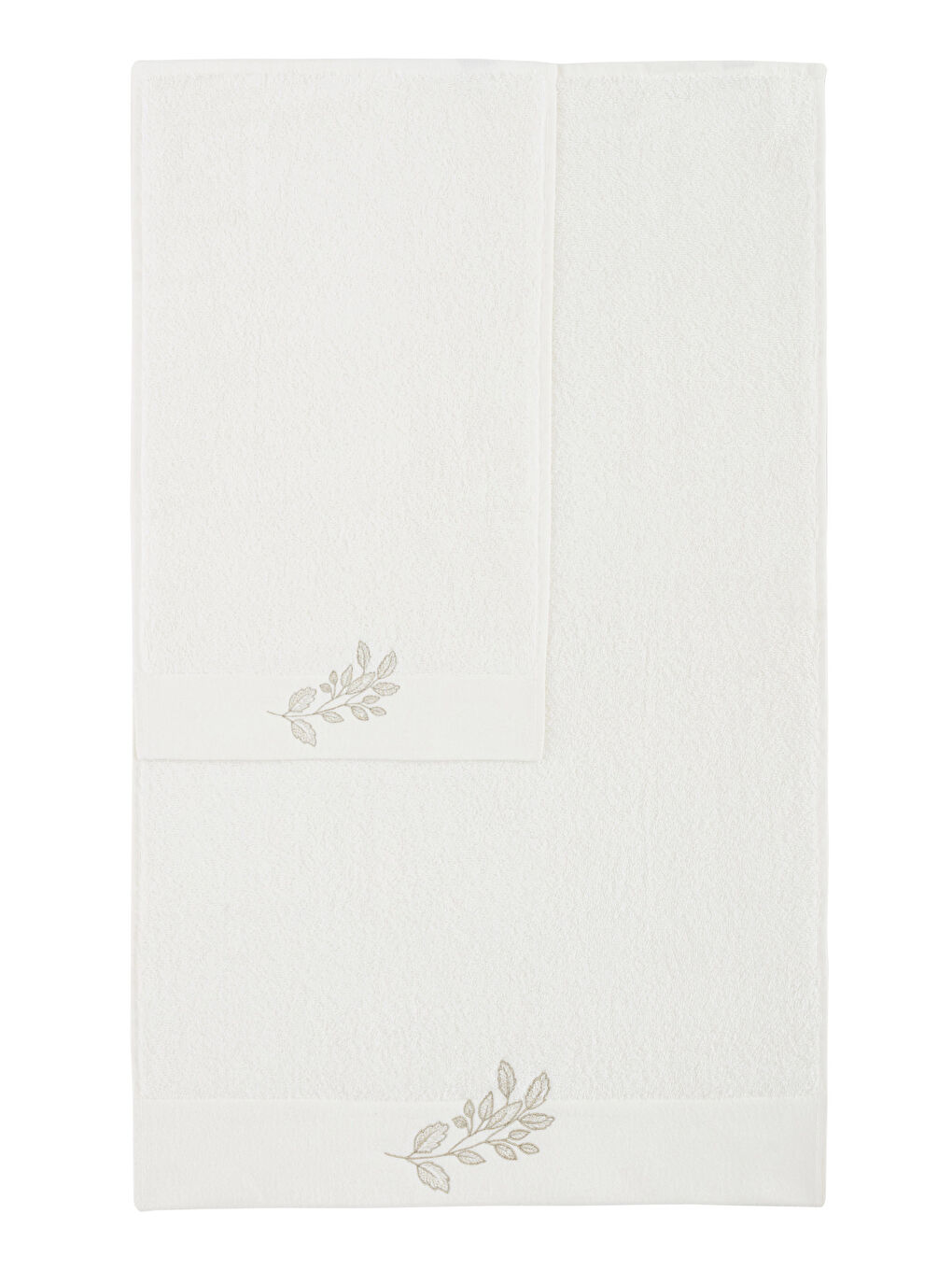 Cotton Embroidered Towel Set 2 Pack-5