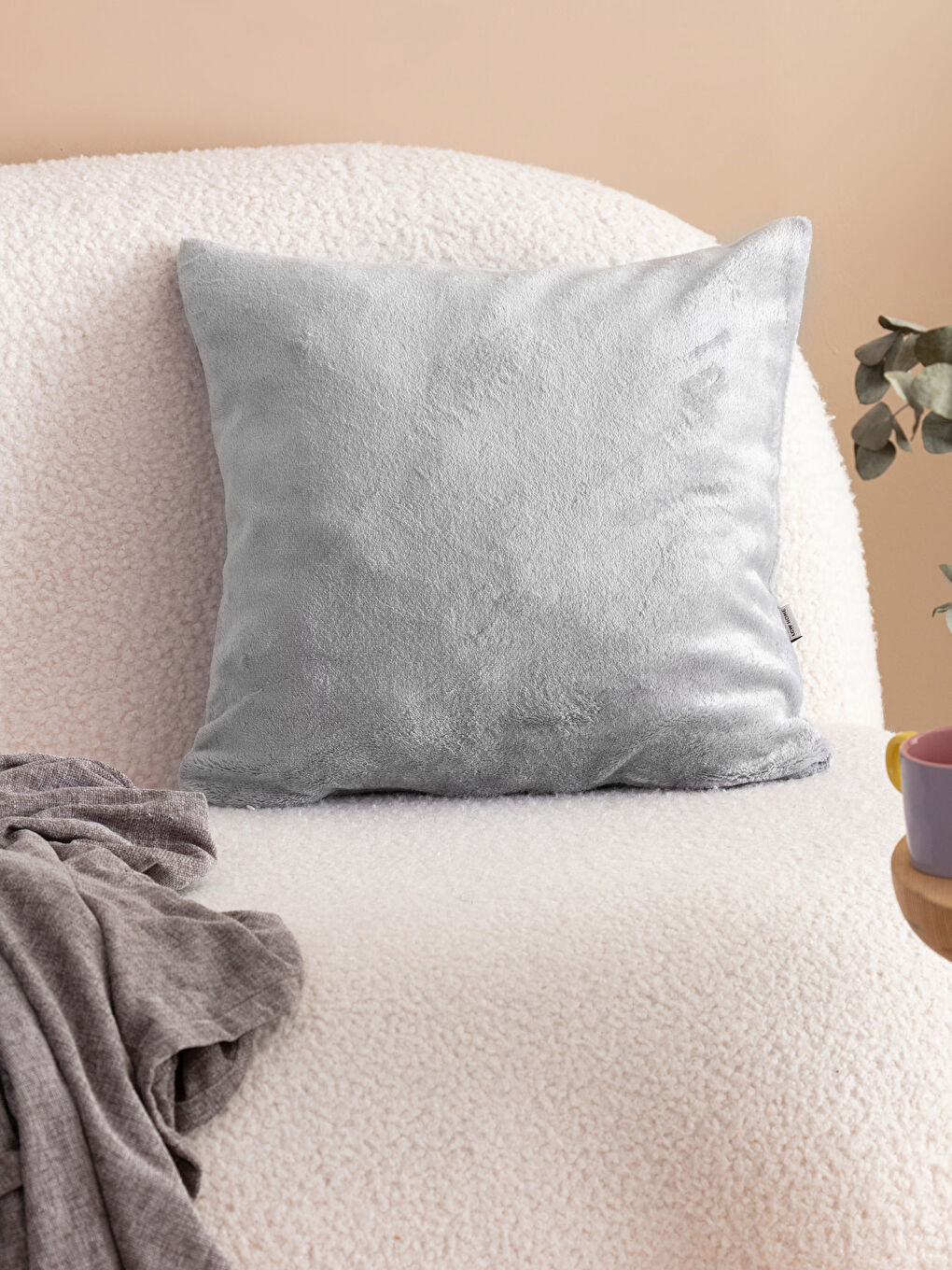 LCW HOME Plain Cushion Case 45x45 cm -W3GB10Z8-CYY