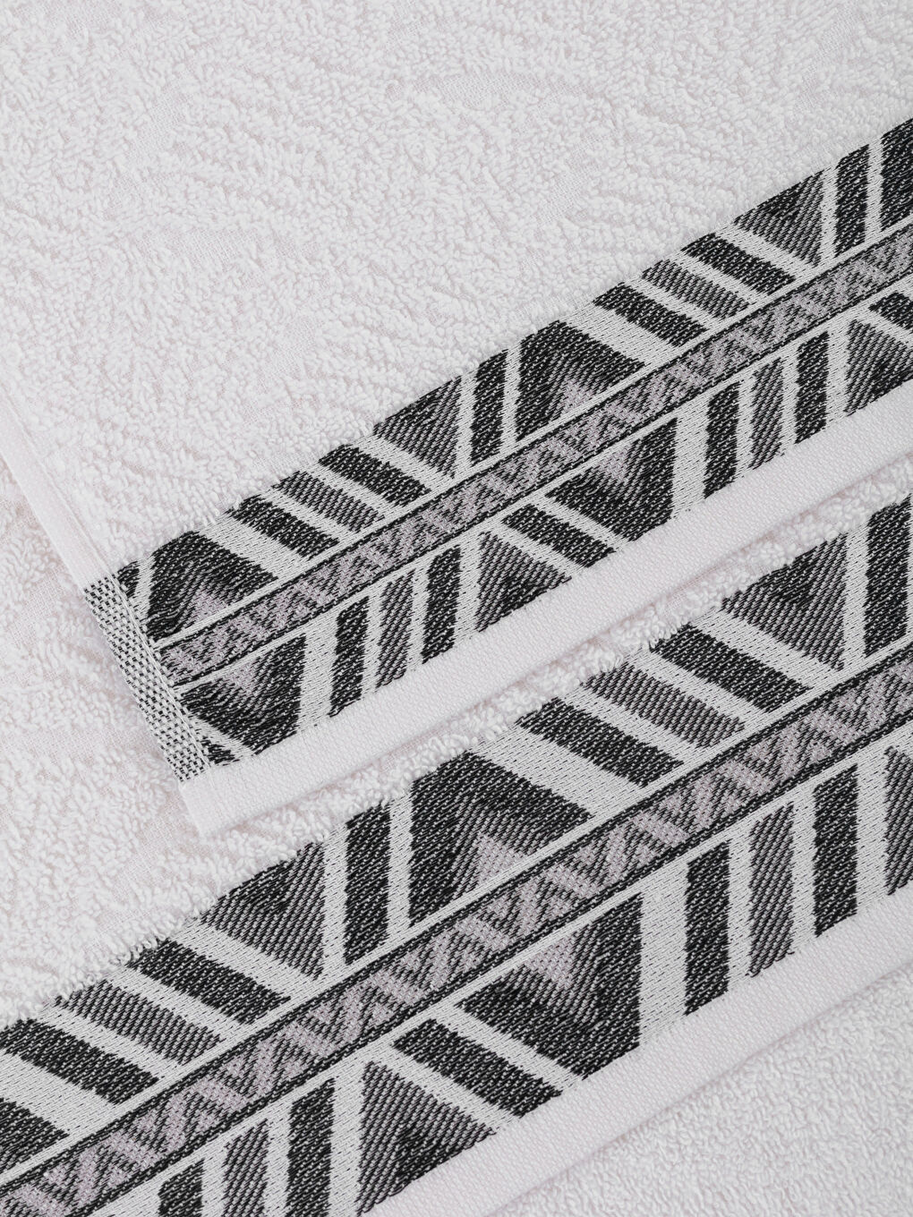 Patterned Cotton Bath Towel Set 2-Pack-2