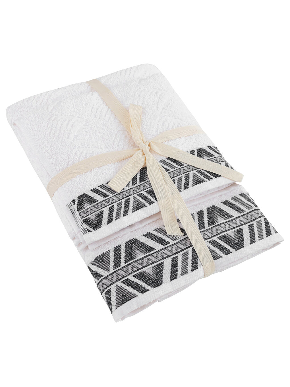 Patterned Cotton Bath Towel Set 2-Pack-3