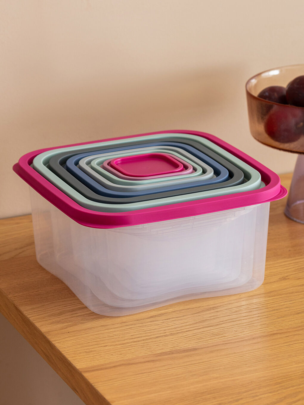 LCW HOME Storage Box Set of 8 -W3GB84Z8-F9C