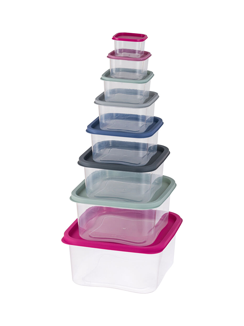 LCW HOME Storage Box Set of 8 -W3GB84Z8-F9C