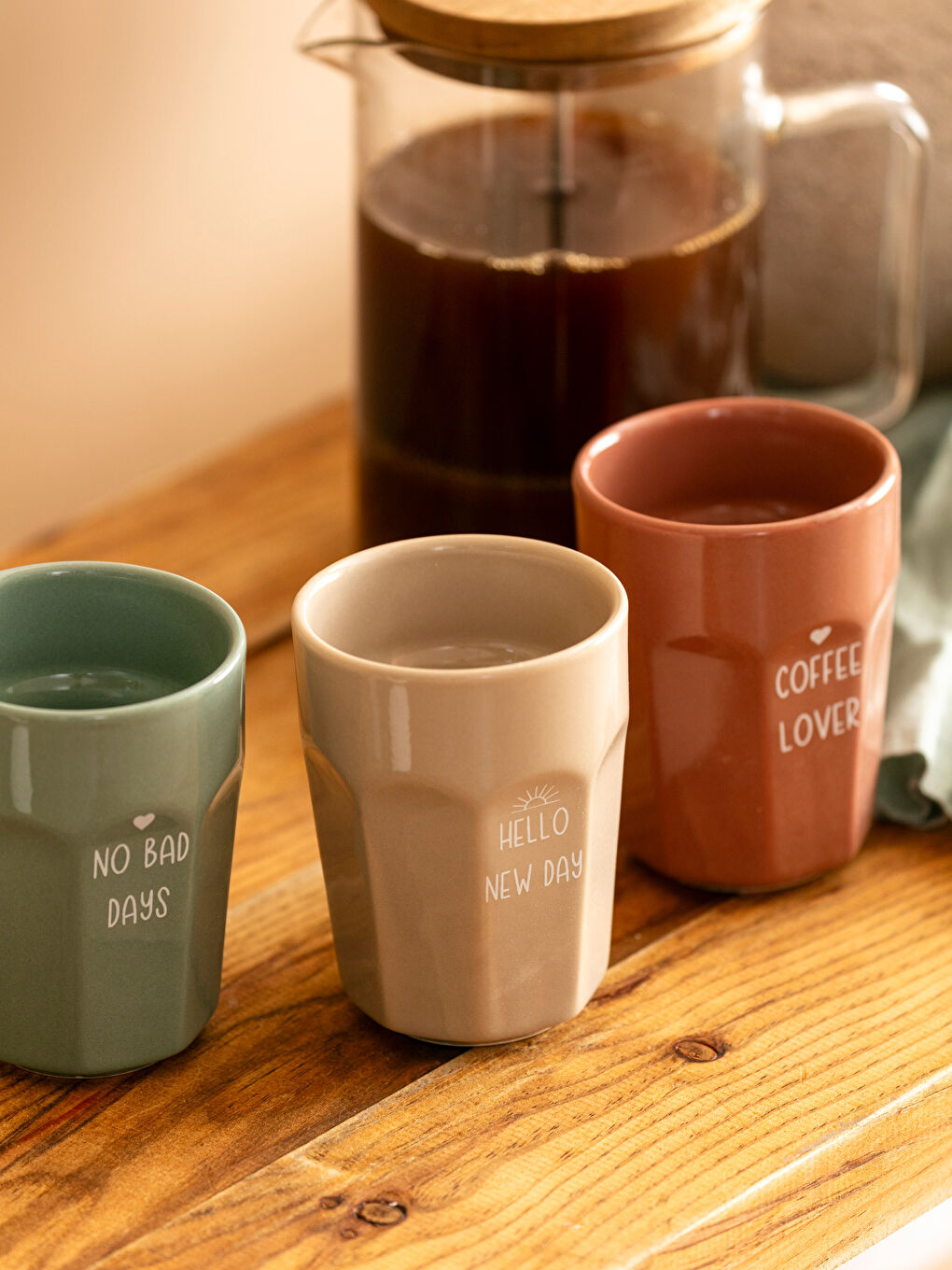 طقم أكواب سيراميك ٣ قطع ٢٢٥ مل-2