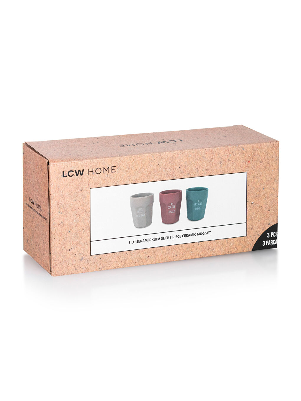 طقم أكواب سيراميك ٣ قطع ٢٢٥ مل-3