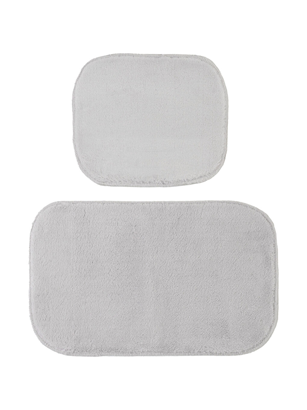Gri Yumuşak Dokulu Banyo Paspası 2'li-5
