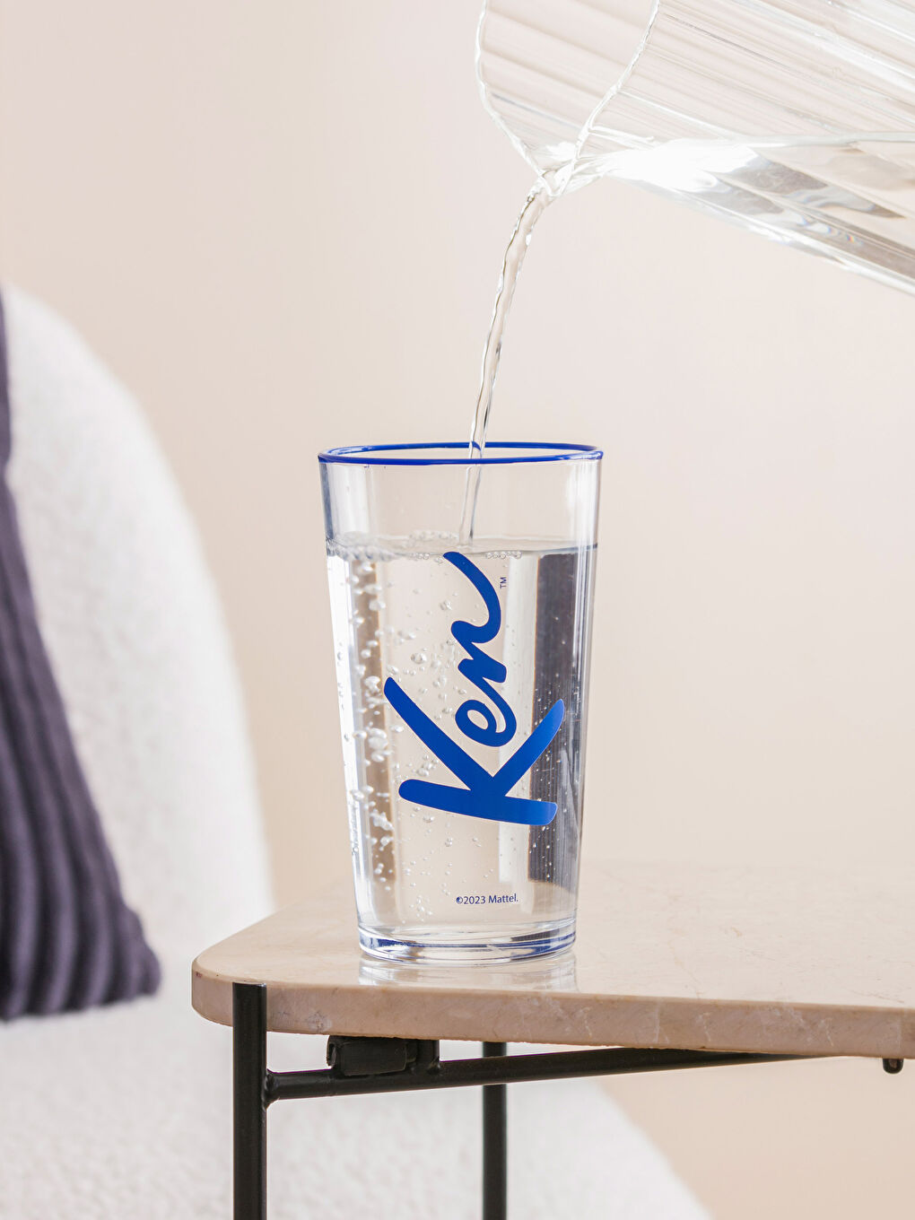 Ken Baskılı Cam Bardak 570 ml