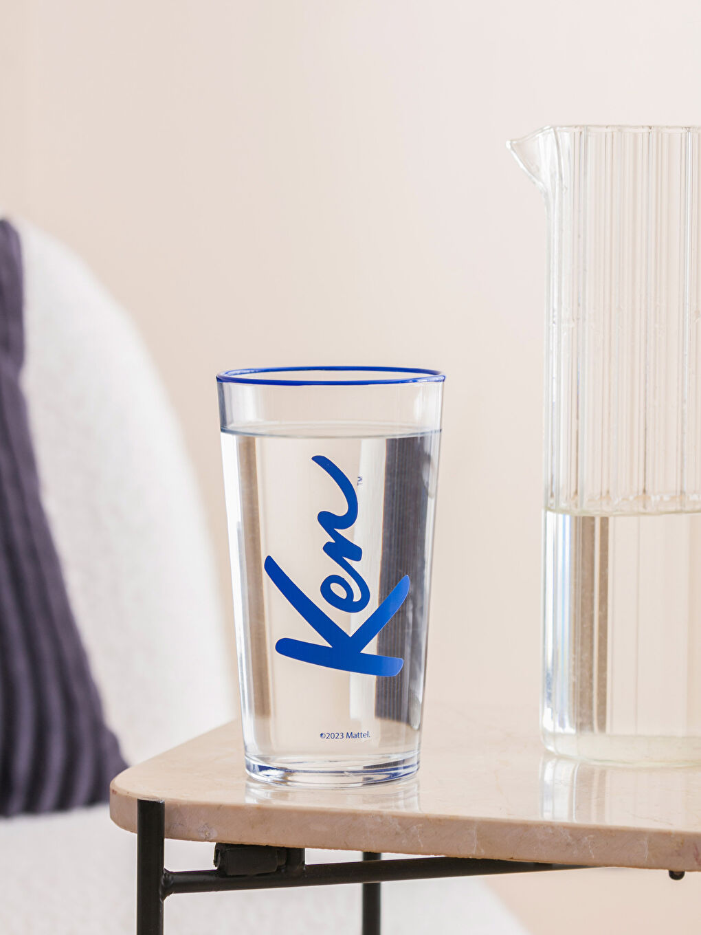 Ken Baskılı Cam Bardak 570 ml-1