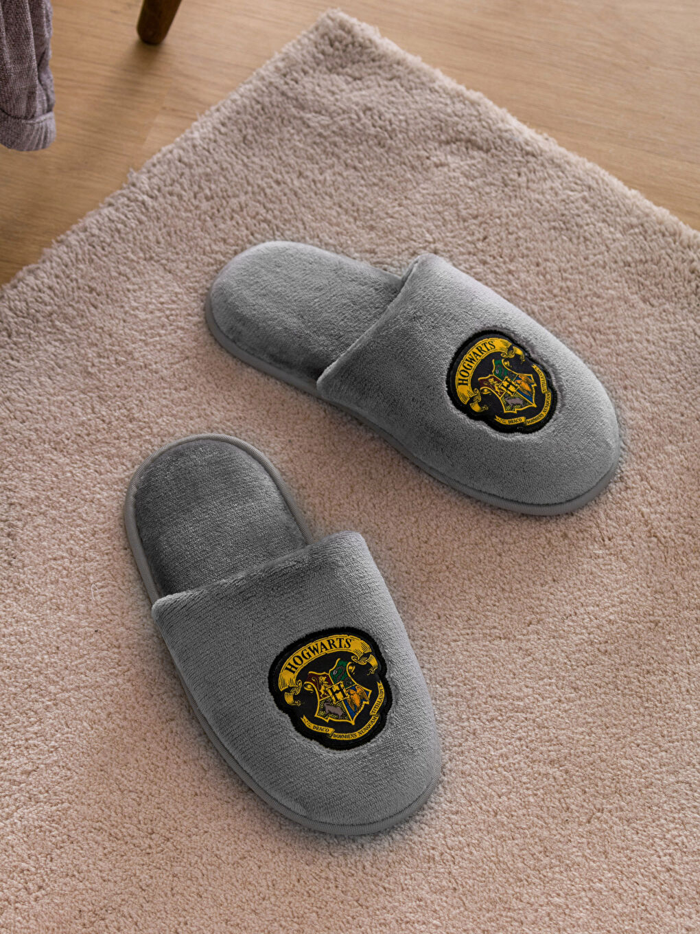 LCW HOME Hogwarts Printed Men's House Slippers -W3GL14Z8-VD7
