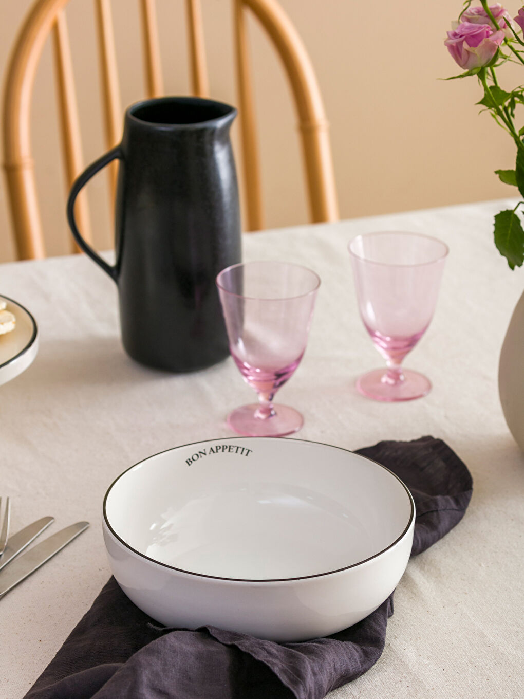 Ceramic Salad Bowl 23 cm-1