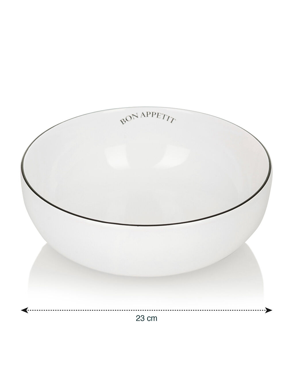 Ceramic Salad Bowl 23 cm-3