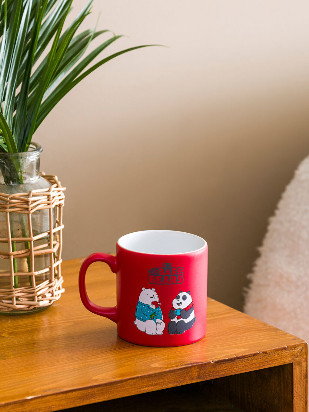 LCW HOME We Bare Bears Printed Ceramic Mug 320 ml -W3GL67Z8-F9C
