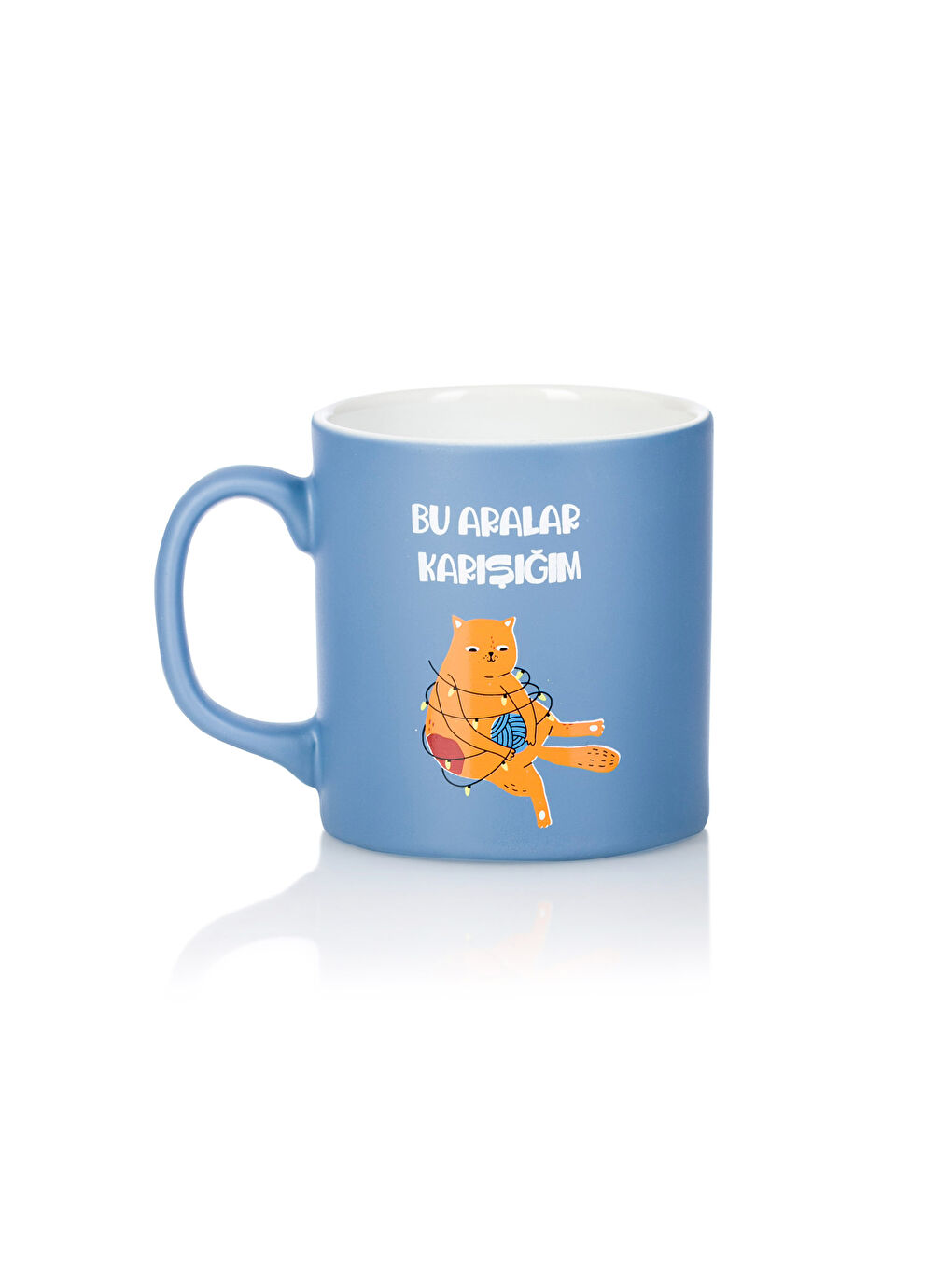 Cat Printed Ceramic Mug 320 ml-4