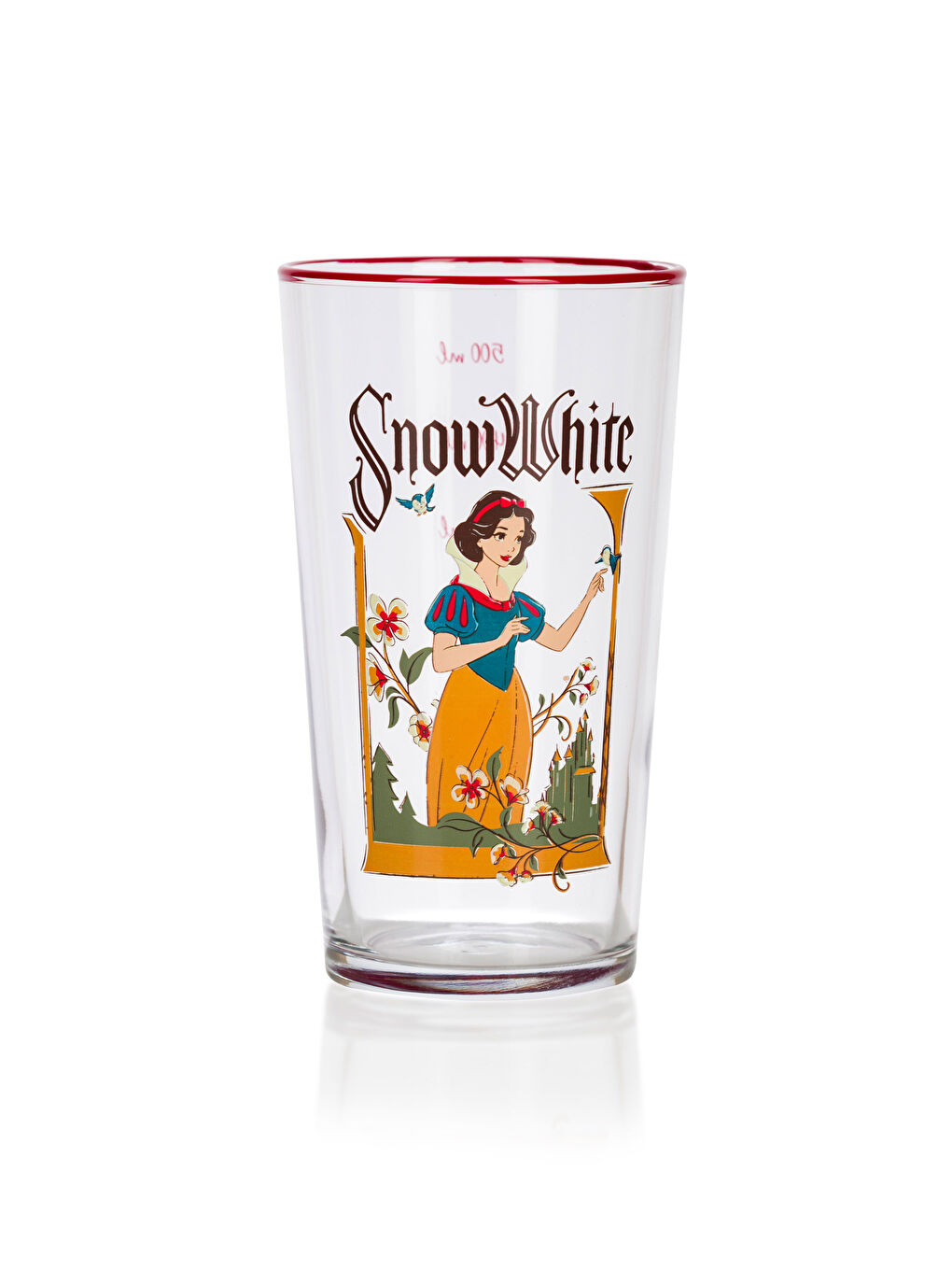 Karışık Pamuk Prenses Baskılı Bardak Seti 570 ml-5