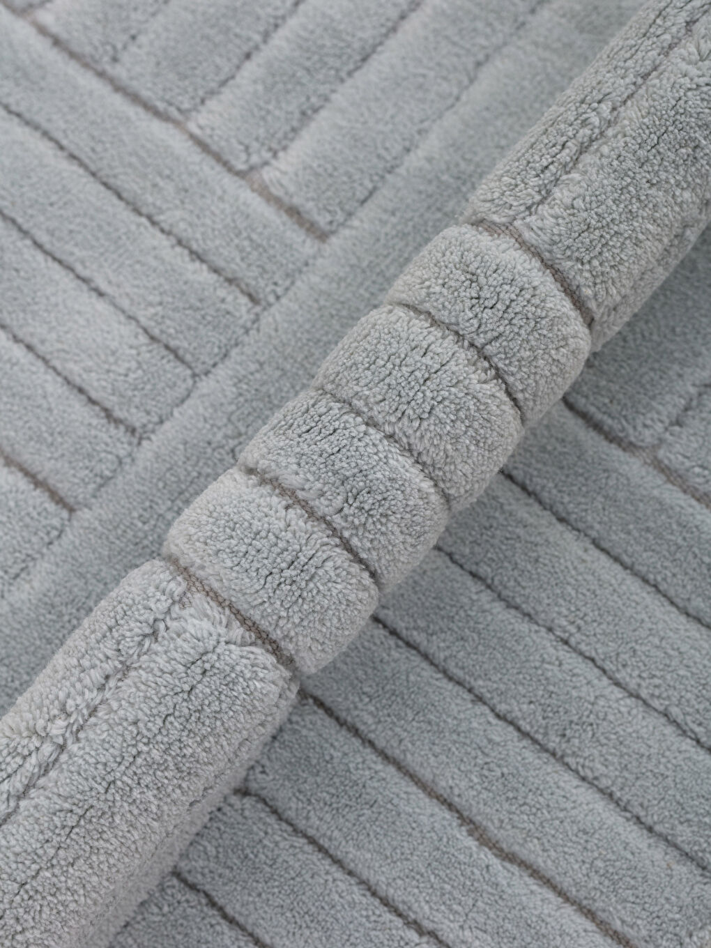 Line Patterned Bath Mat 2 Pack-2