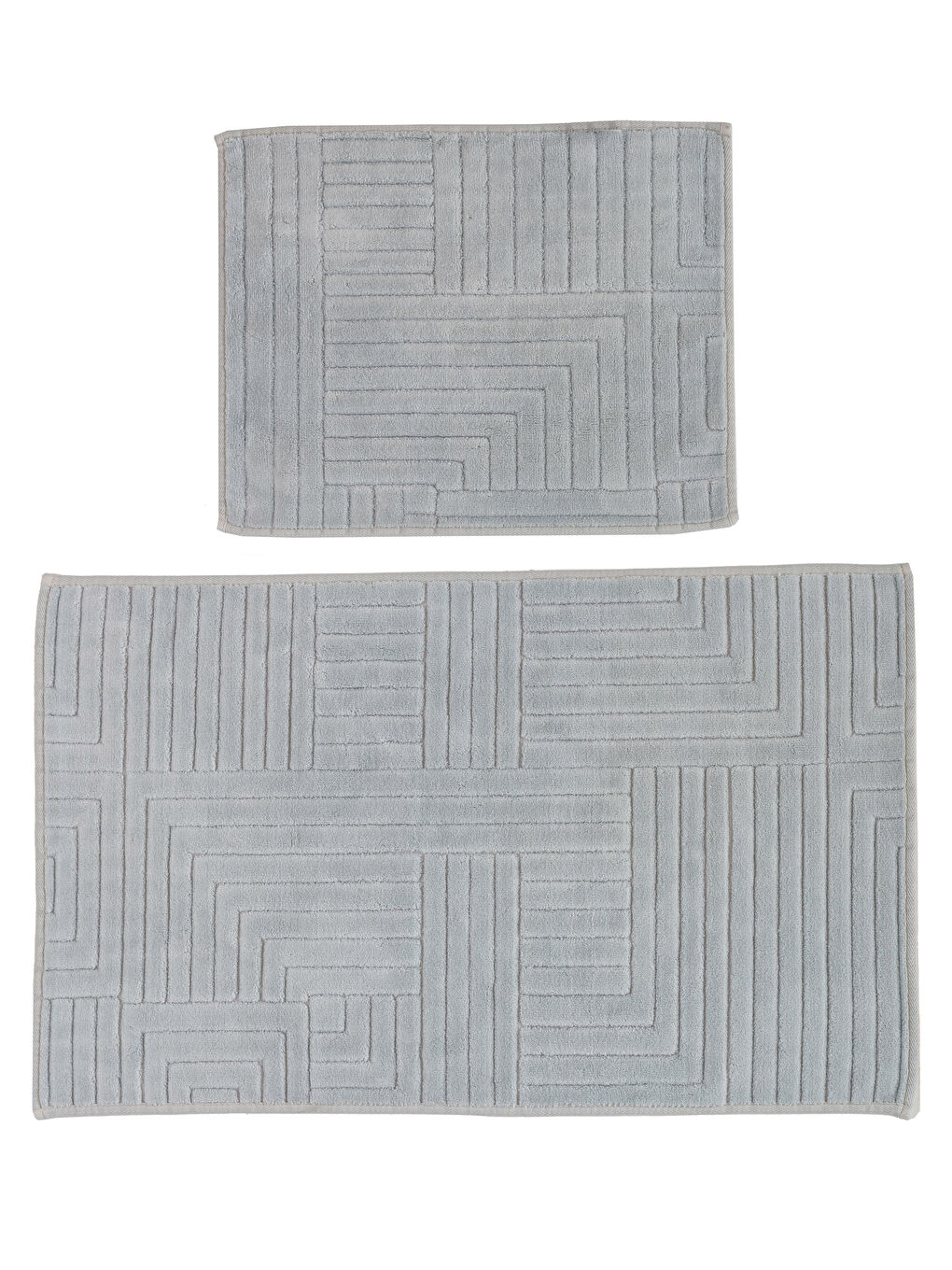 Line Patterned Bath Mat 2 Pack-5