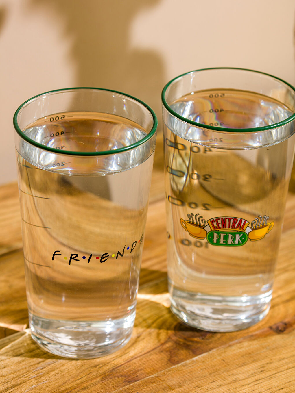 Karışık Friends Baskılı Cam Bardak 2'li 570 ml-3