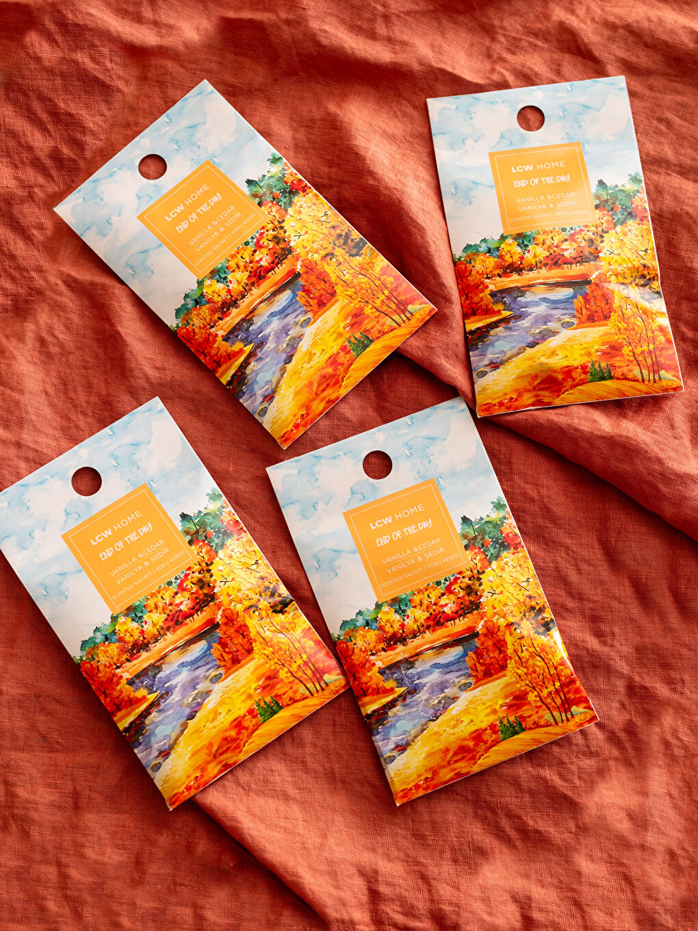 Karışık Vanilya Kokulu Koku Kesesi 4'lü