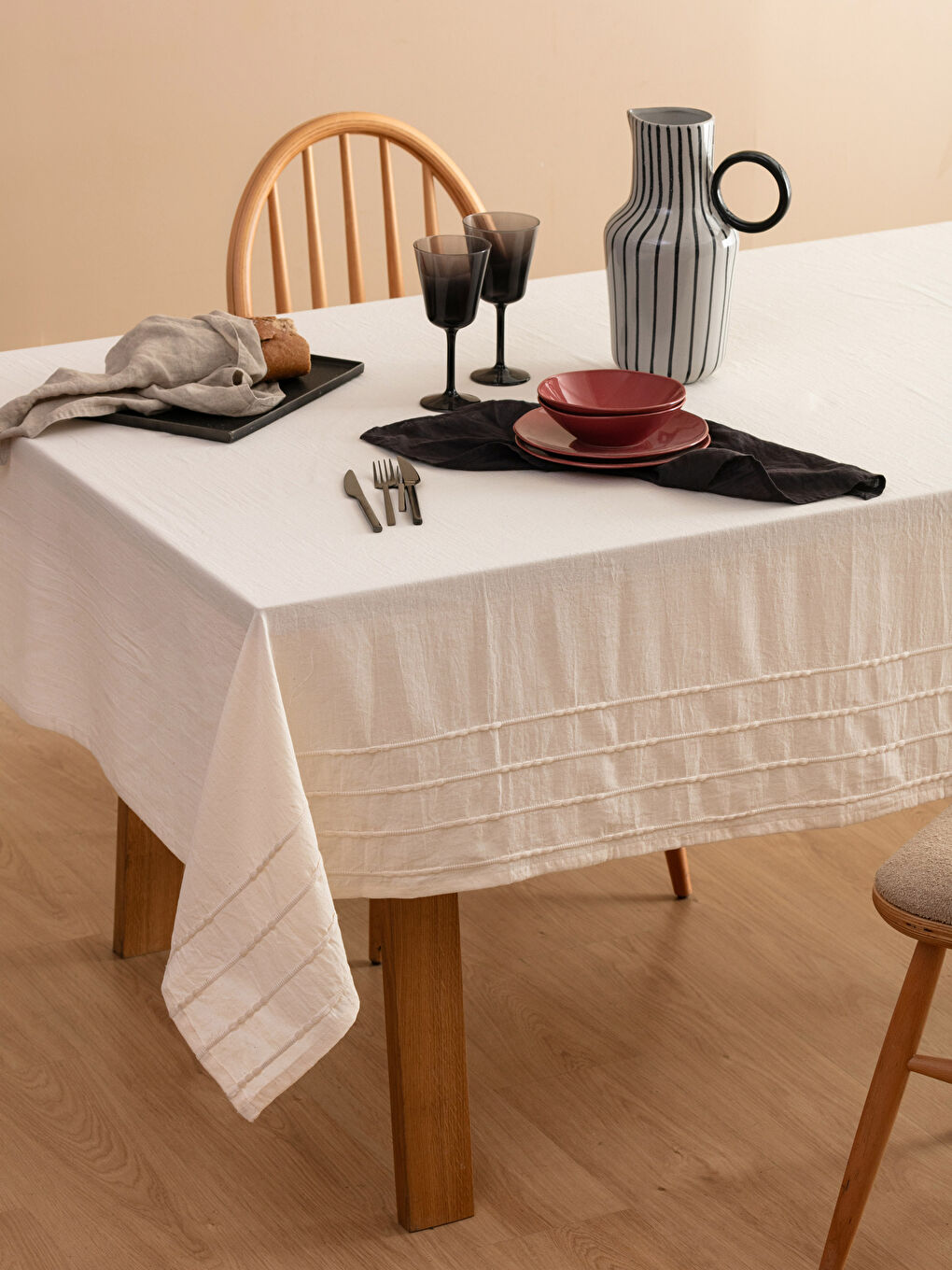 LCW HOME Stoljnjak sa linijama150x200 cm -W3GQ04Z8-RYS