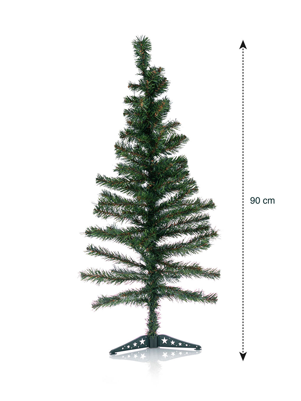 Yeşil Yılbaşı Temalı Dekoratif Çam Ağacı 90 cm-4