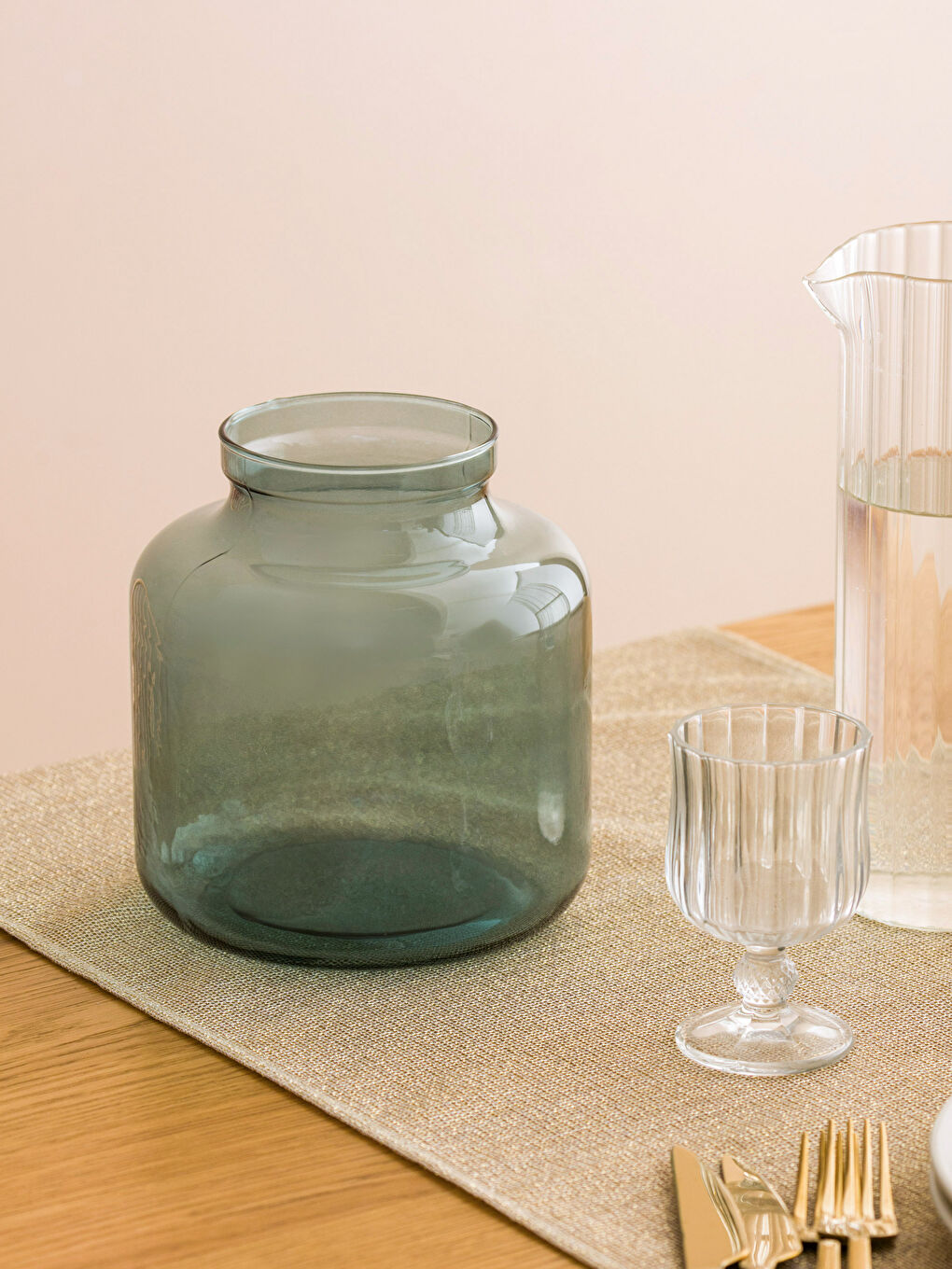 Vase Décoratif en Verre 10x19 Cm-1