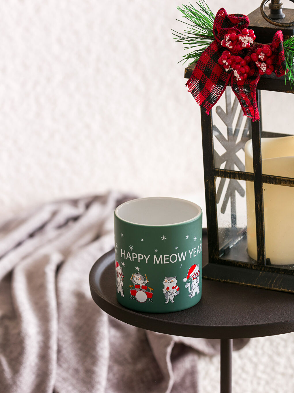 LCW HOME New Year Themed Ceramic Mug 320 Ml -W3GV62Z8-F9C