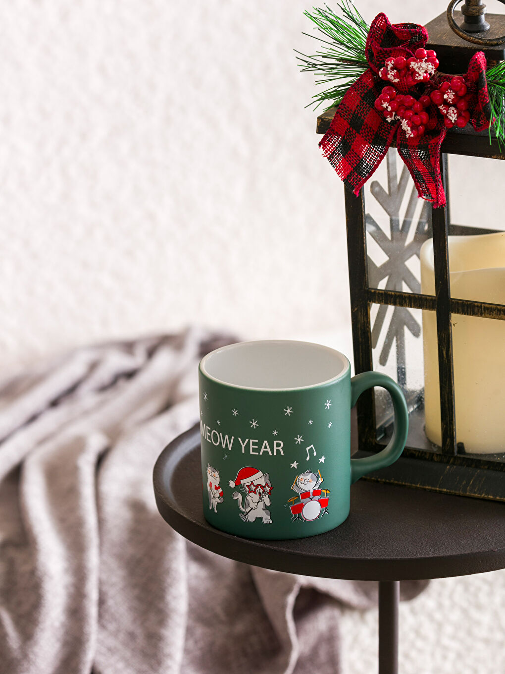 LCW HOME New Year Themed Ceramic Mug 320 Ml -W3GV62Z8-F9C