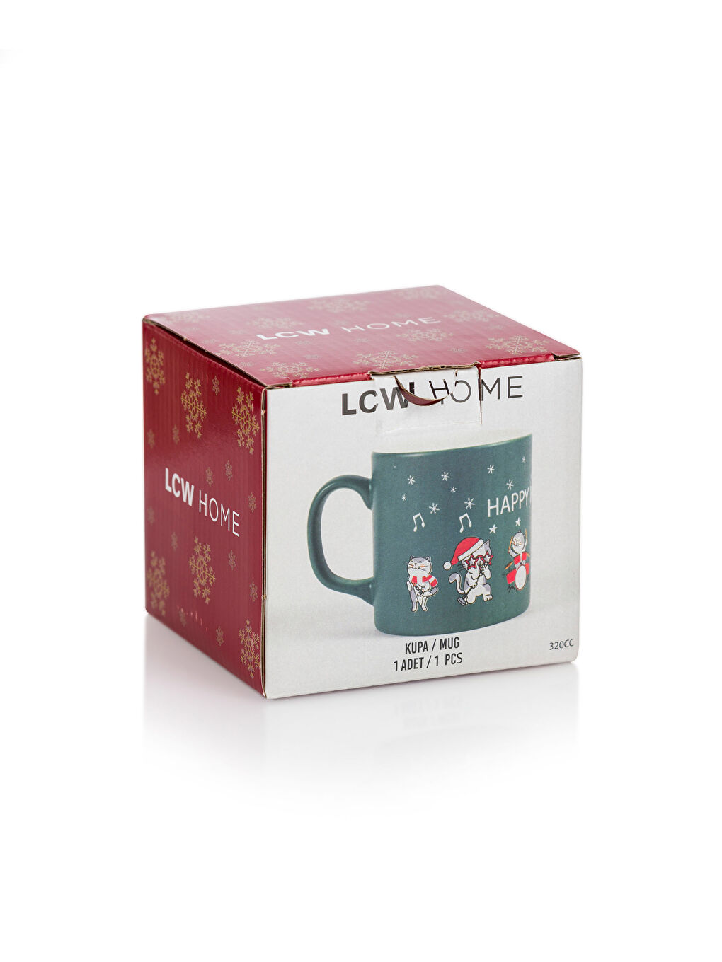 LCW HOME New Year Themed Ceramic Mug 320 Ml -W3GV62Z8-F9C
