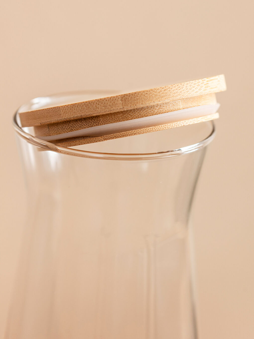 Kahverengi Yılbaşı Temalı Cam Sürahi 1100 ml-2