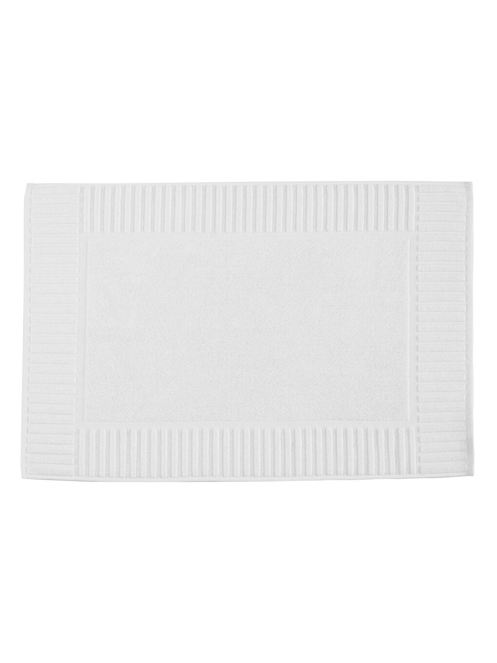 Beyaz Desenli Banyo Paspası 50x70 cm-2