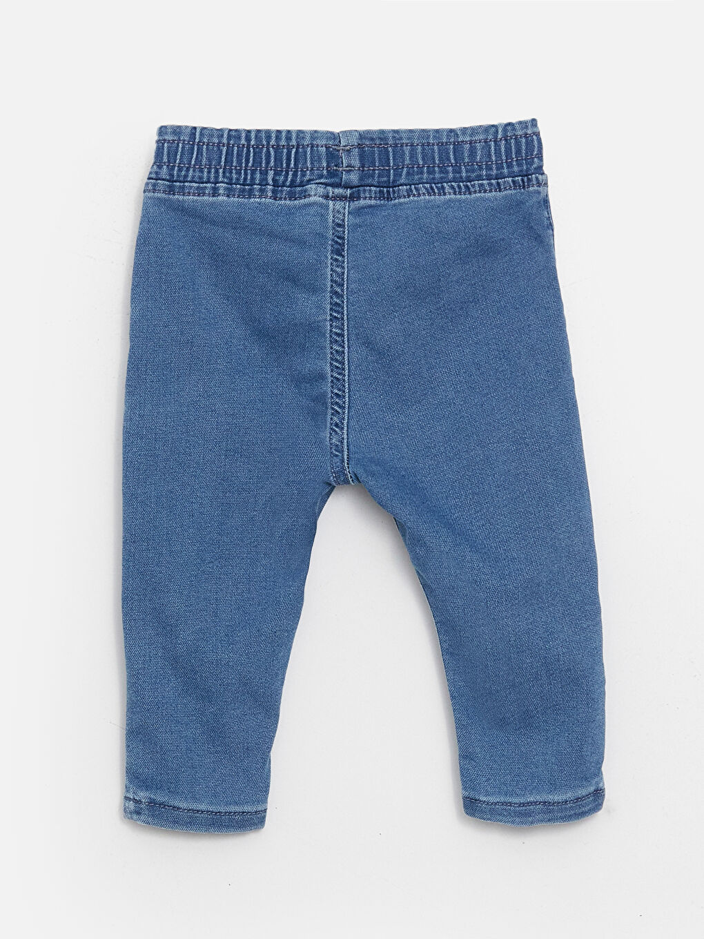 LCW baby İndigo Beli Lastikli Basic Erkek Bebek Jean Pantolon - 1