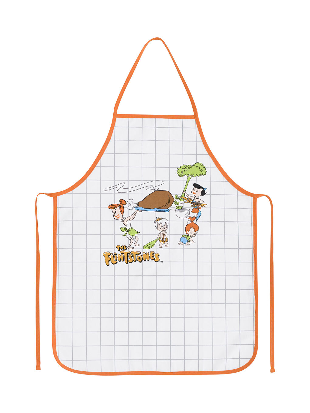 Karışık Taş Devri Baskılı Mutfak Önlüğü-4