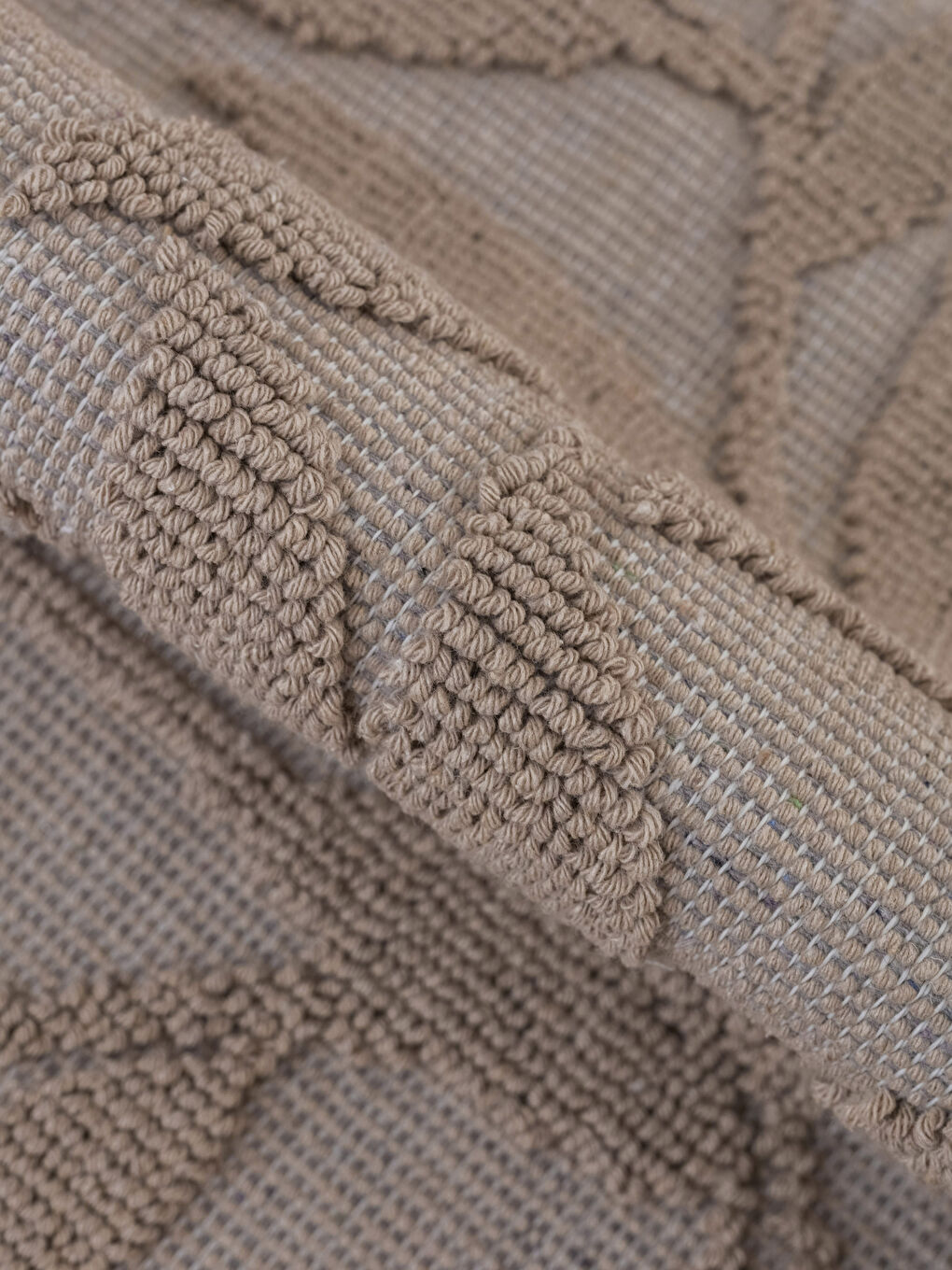 Kahverengi Desenli Banyo Paspası 2'li-2