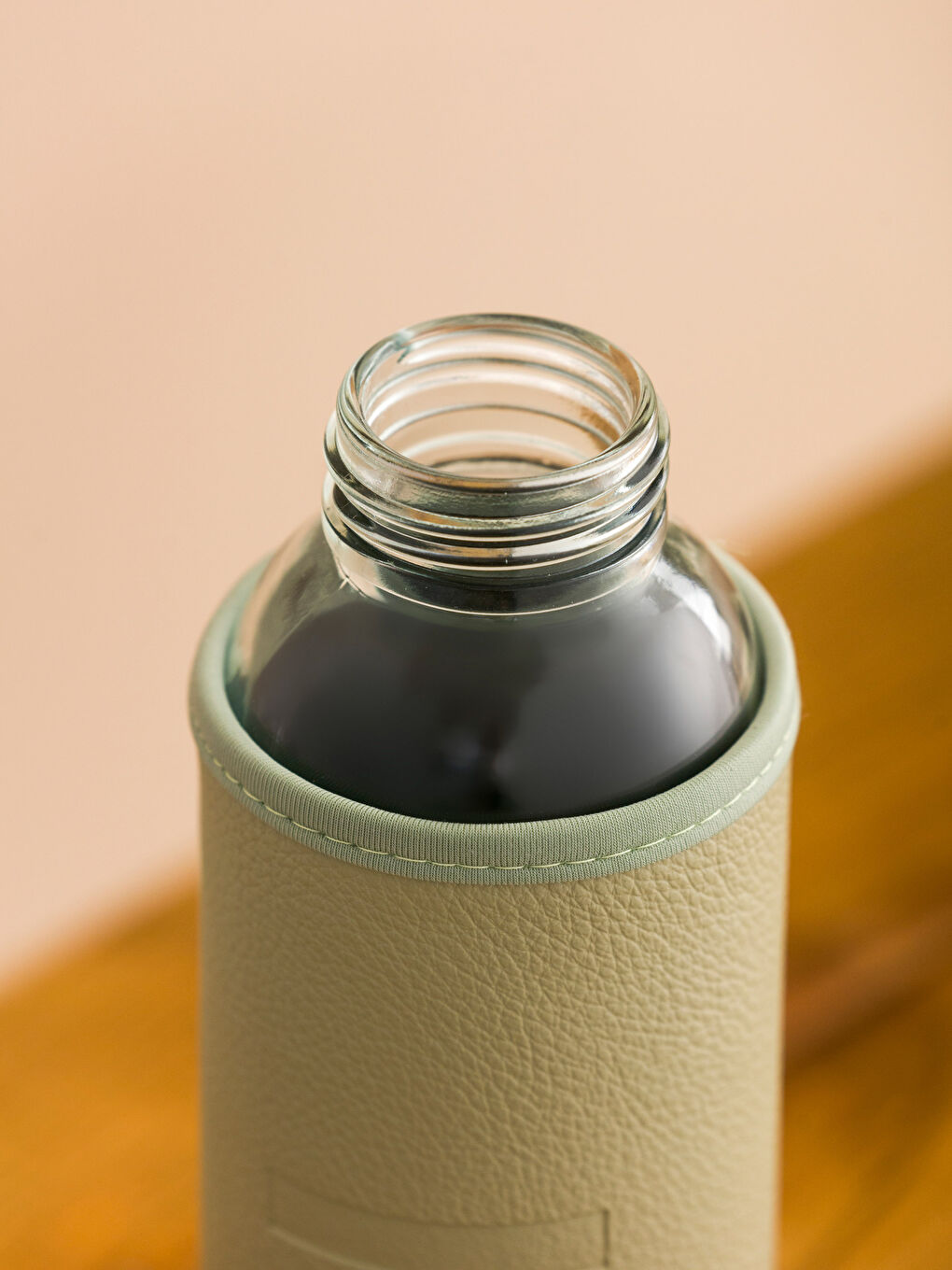 Haki Baskılı Kılıflı Cam Matara 500 ml-2