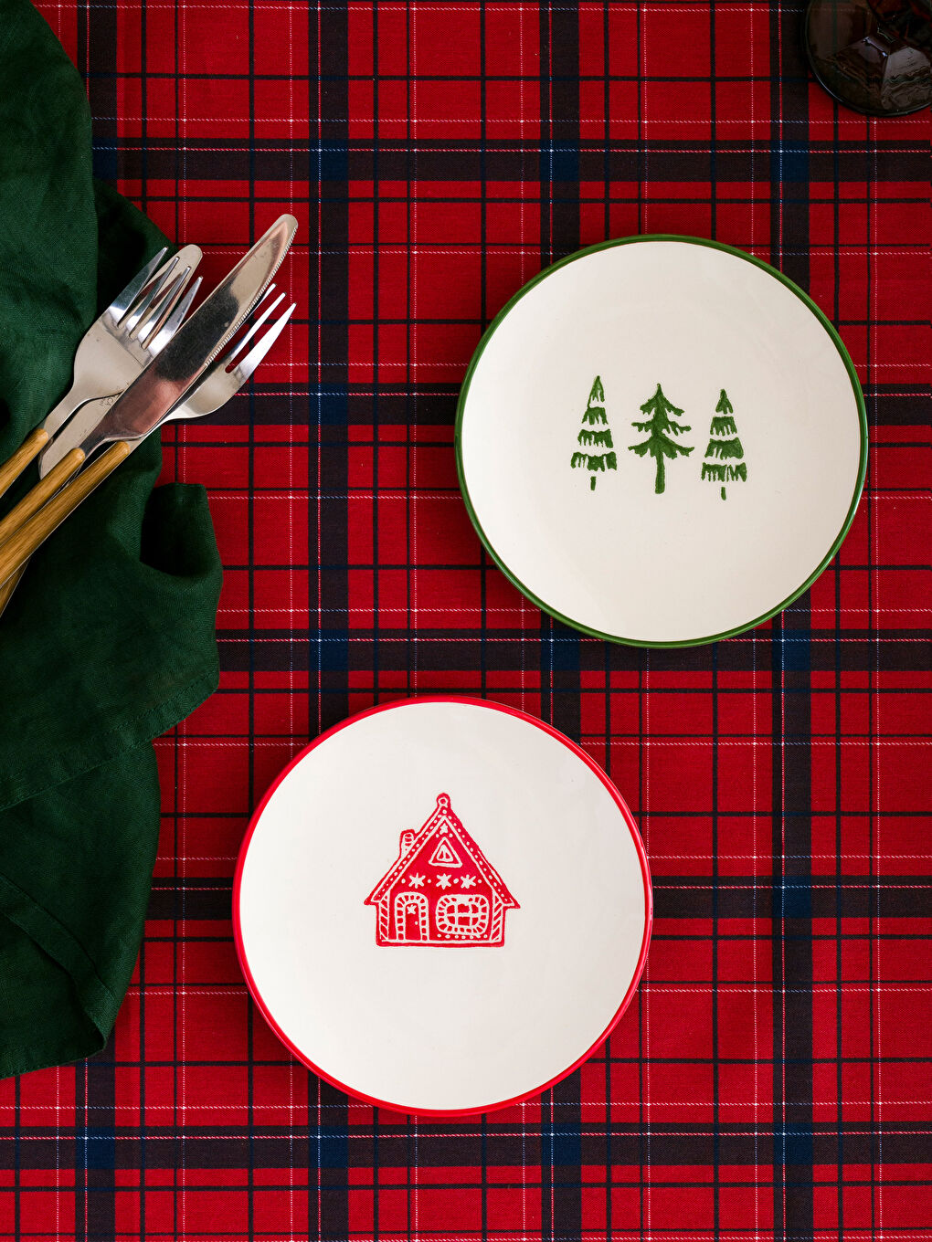 LCW HOME Patterned Cake Plate Set of 4 16 Cm -W3HA44Z8-LRR
