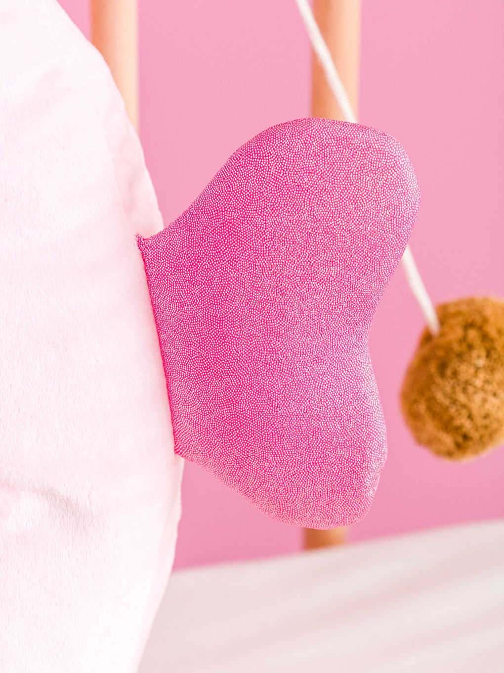 Coussin Bébé Papillon Rembourré en Peluche-2