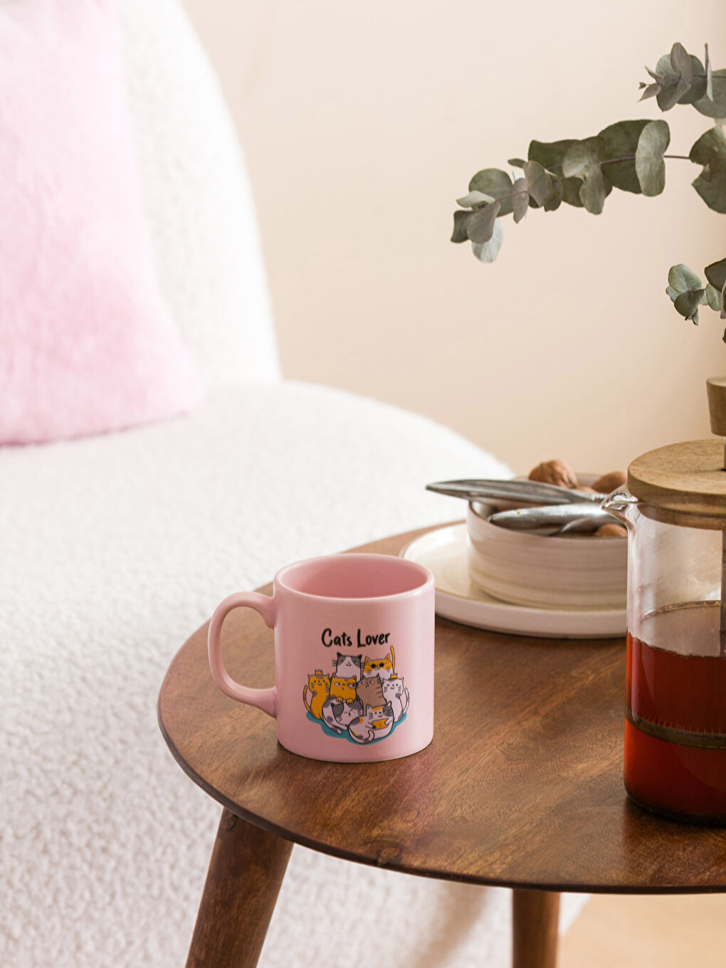 Karışık Kedi Baskılı Seramik Kupa 320 ml