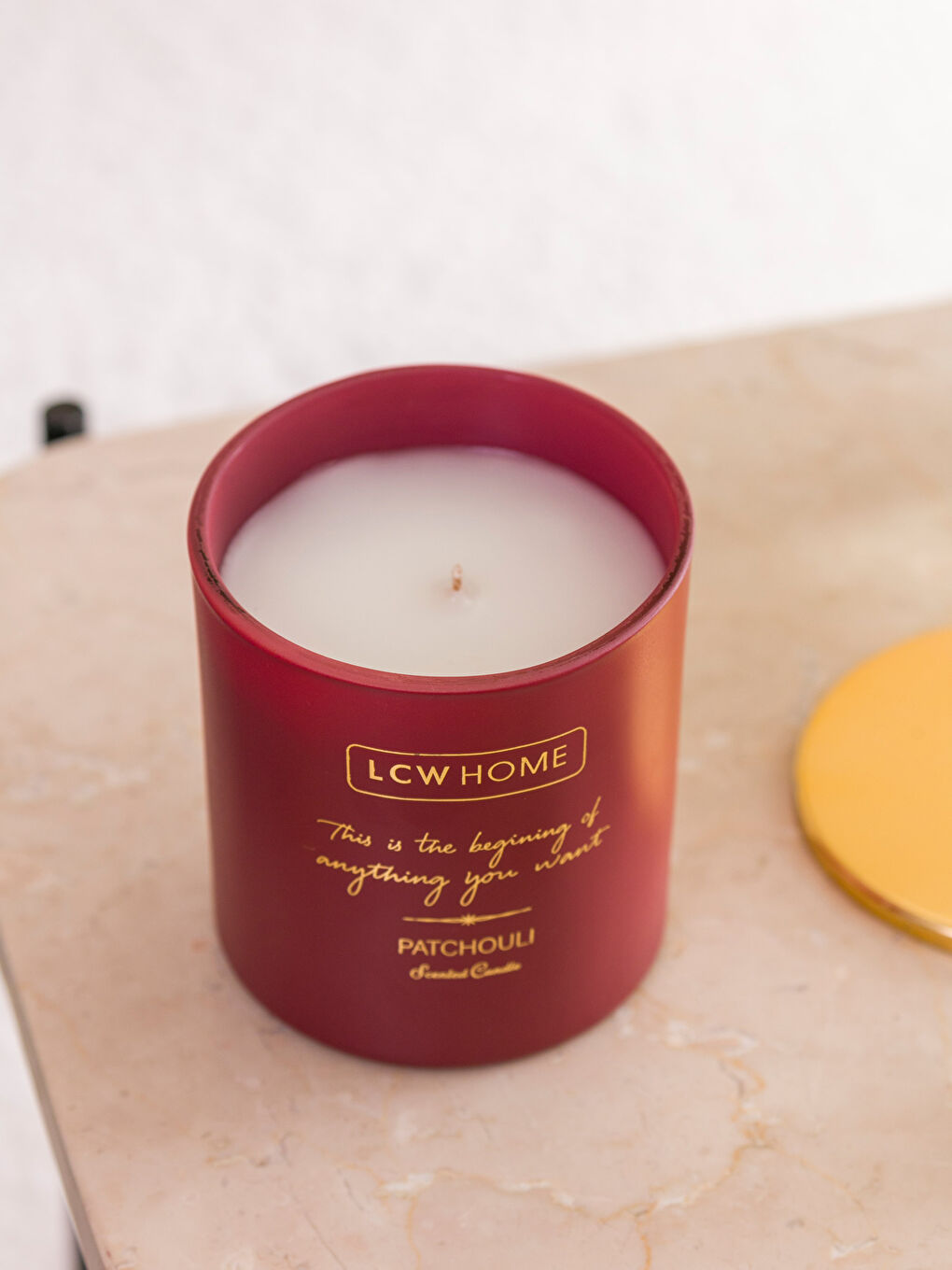 Patchouli Scented Glass Candle 190 Gr-3