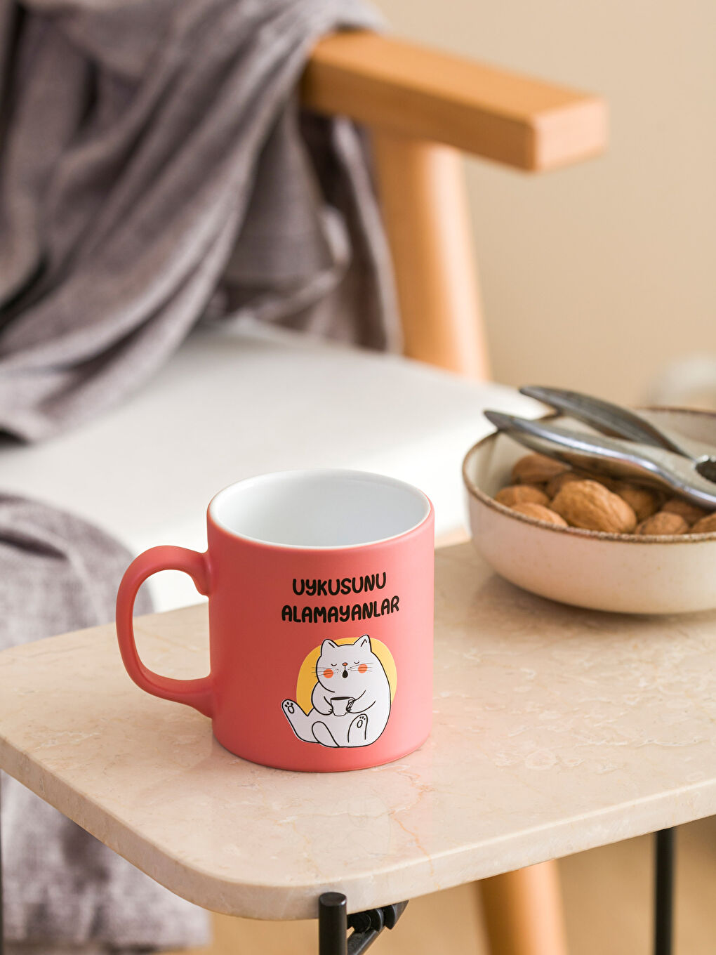 Tasse en Céramique Imprimée Chat 320 ml