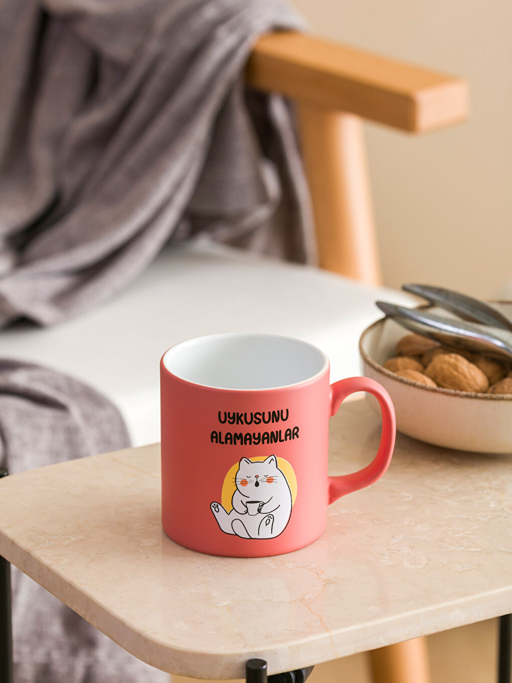 Tasse en Céramique Imprimée Chat 320 ml-1