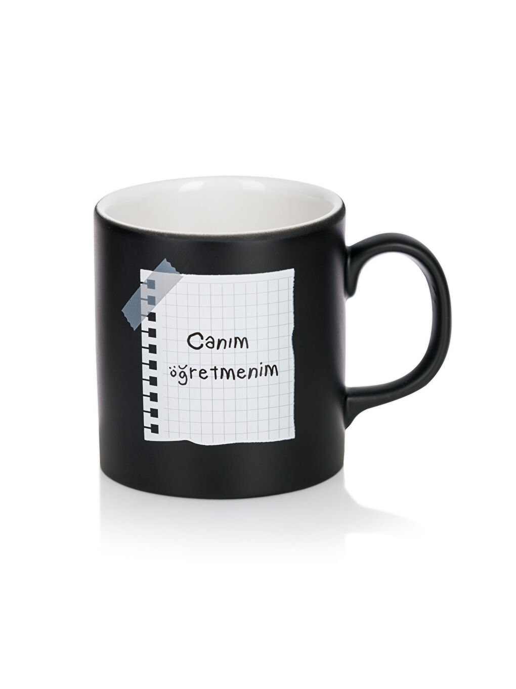 Siyah Baskılı Seramik Kupa 320 ml-4