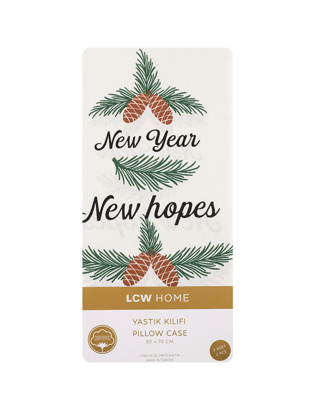 Karışık Baskılı Yastık Kılıfı 2'li 50x70 cm-3