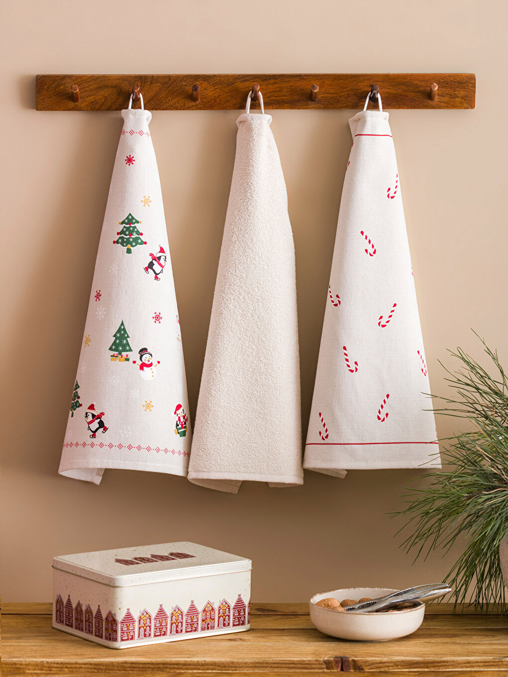 Karışık Baskılı Kurulama Bezi 3'lü 40x50 cm