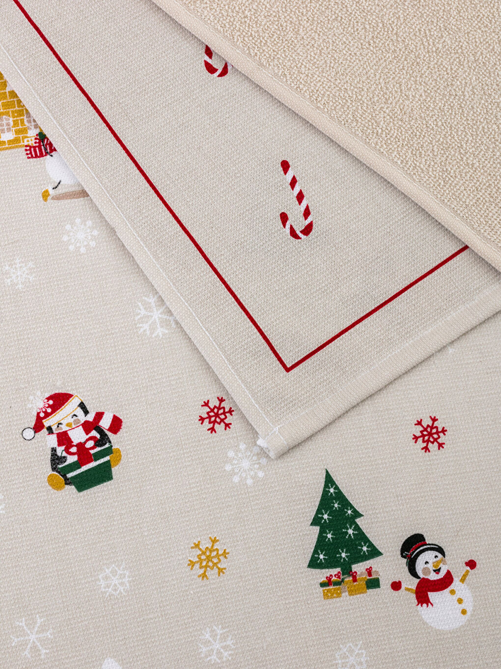 Karışık Baskılı Kurulama Bezi 3'lü 40x50 cm-2