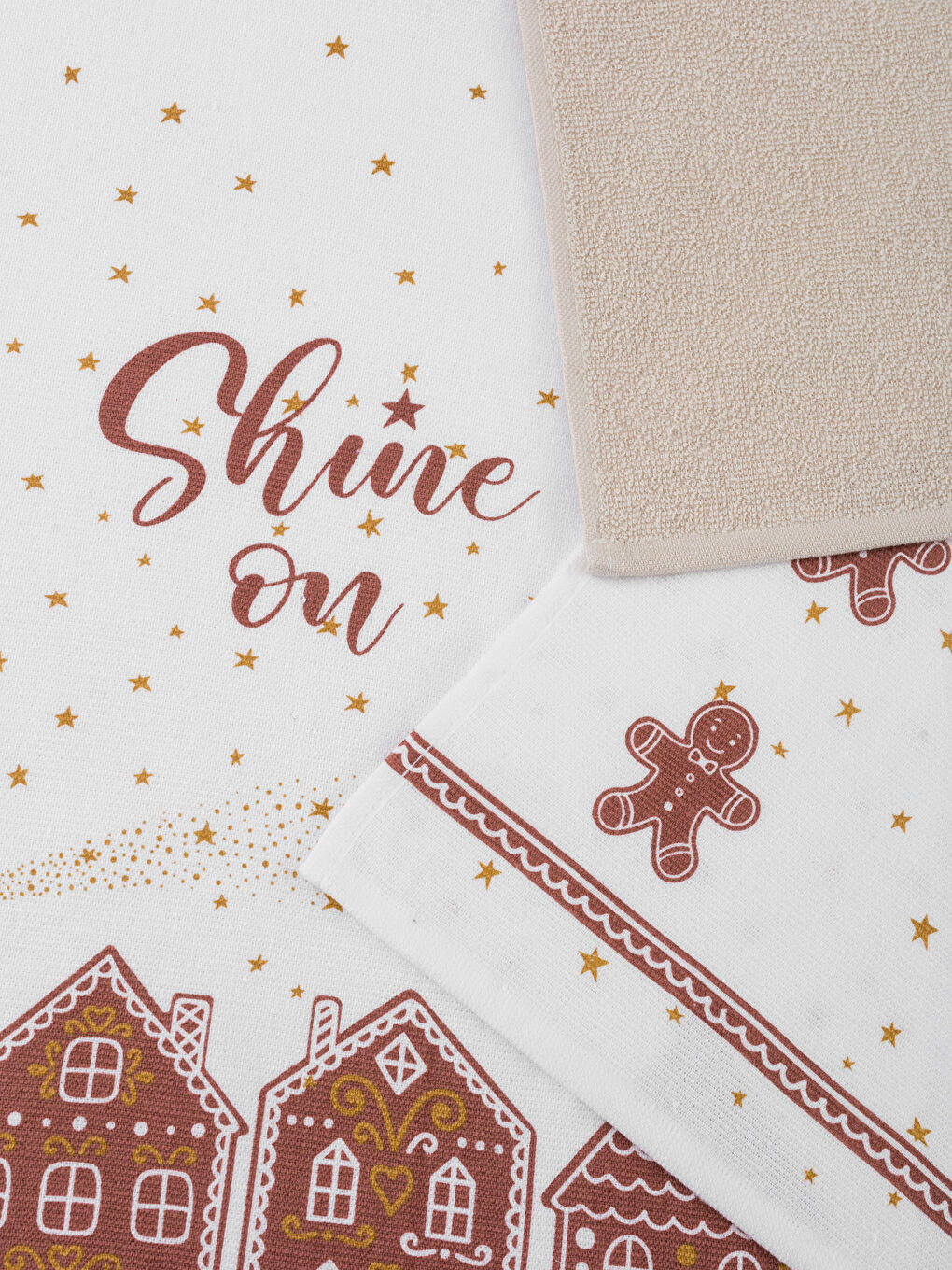 New Year's Themed Tea Towel 3-Piece 40x50 Cm-2