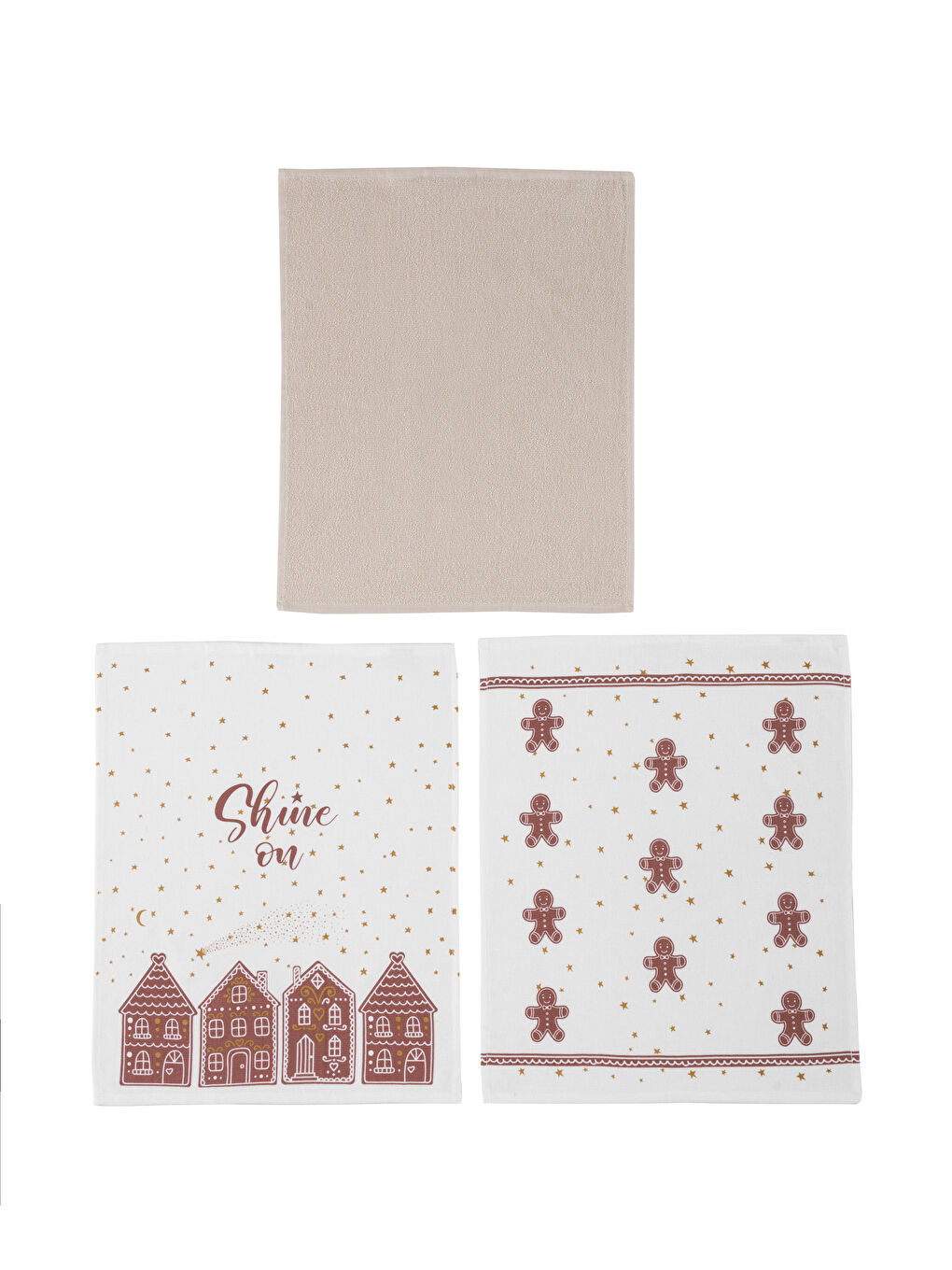 New Year's Themed Tea Towel 3-Piece 40x50 Cm-4