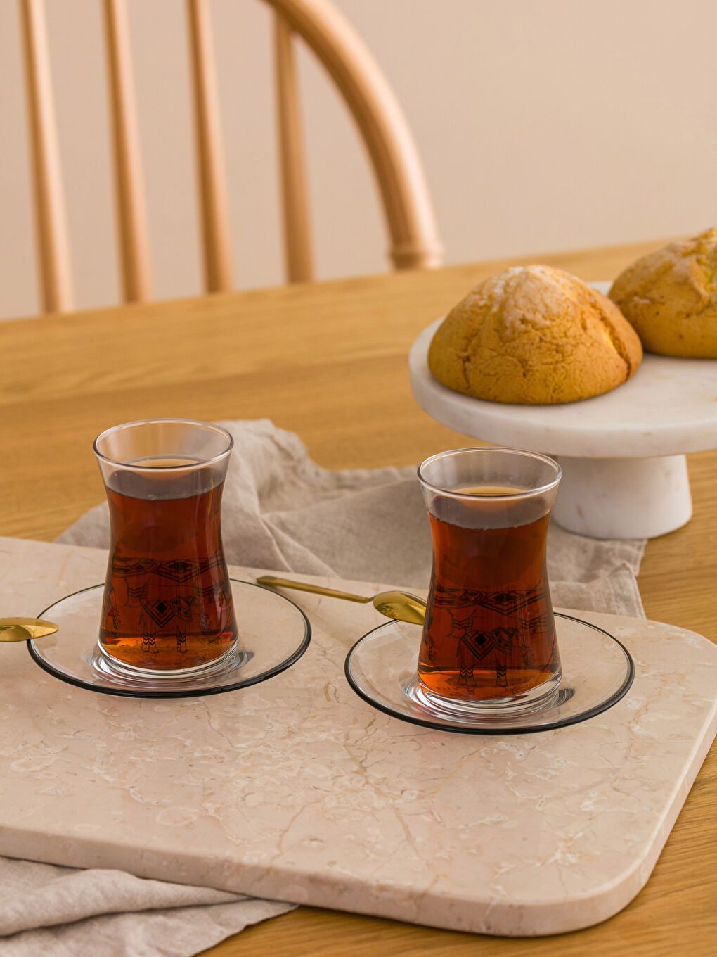 Set de Pahare pentru Ceai pentru 4 Persoane 132 Ml