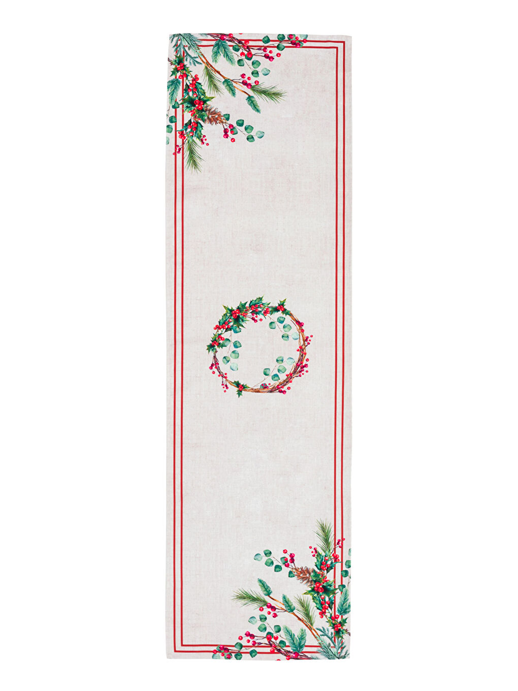 LCW HOME Karışık Baskılı Çiçek Desenli Runner 45x150 Cm - 4