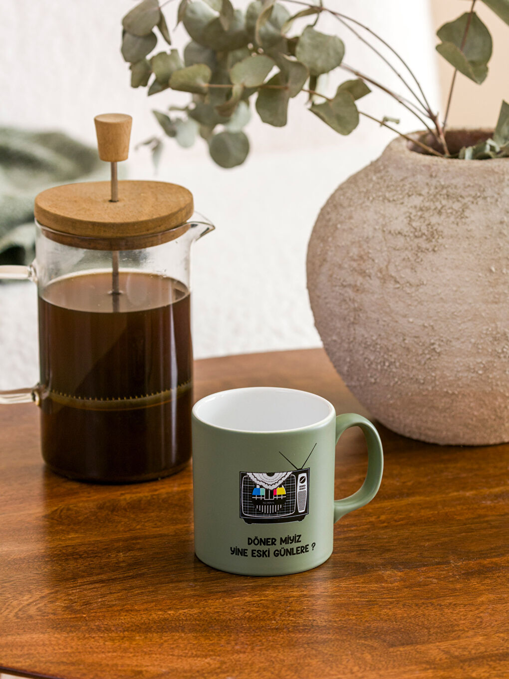 Karışık Baskılı Seramik Kupa 320 ml-1