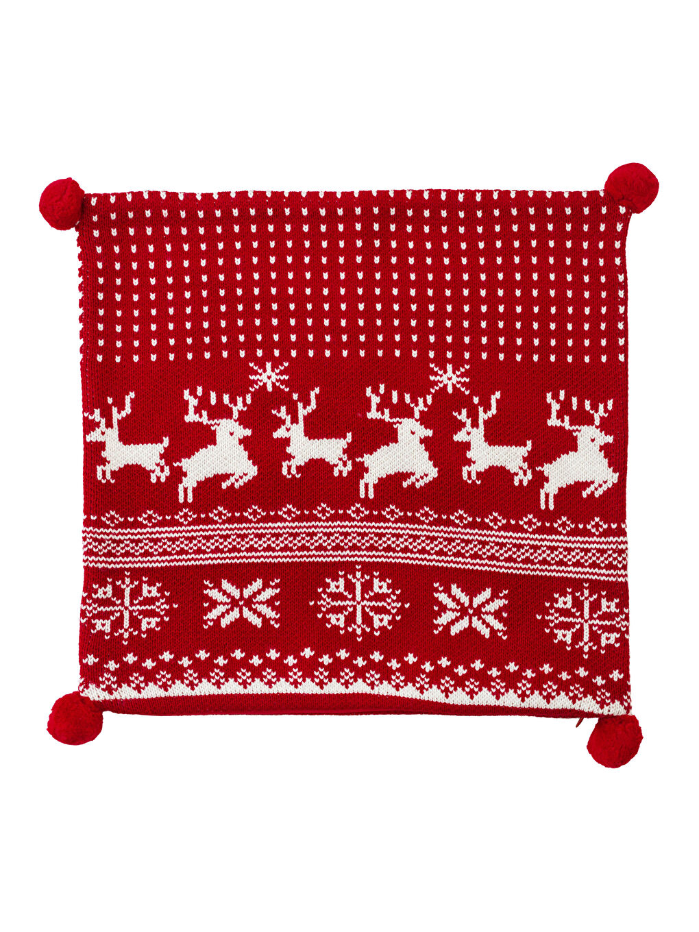 LCW HOME New Year Themed Throw Pillow Case 40x40 Cm -W3HH40Z8-F9C