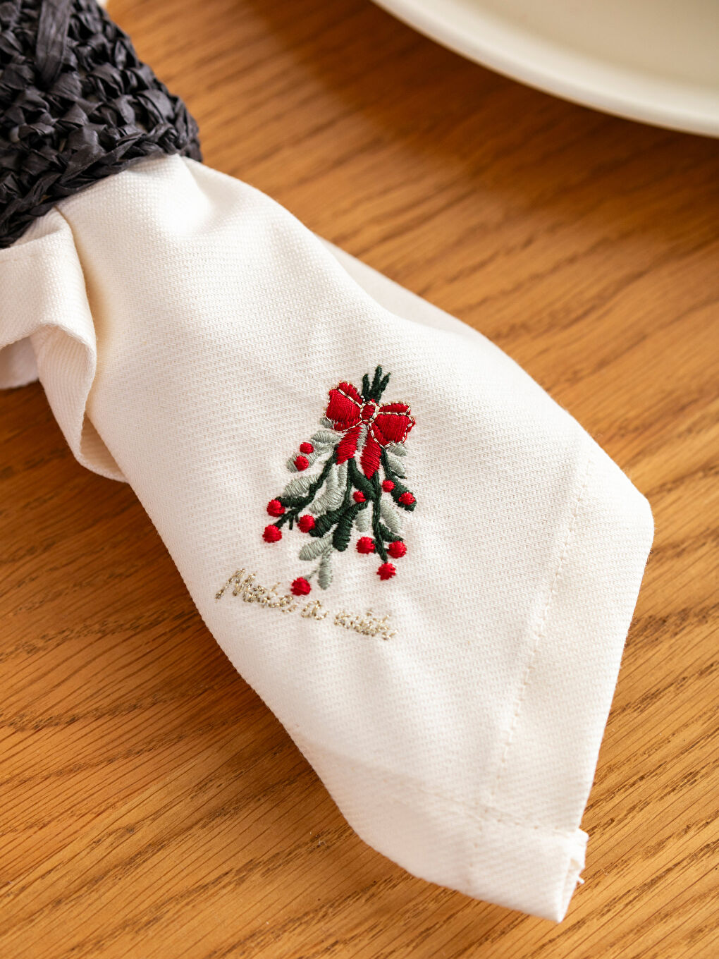 LCW HOME Embroidered Fabric Napkin 2 Pack -W3HH86Z8-S37